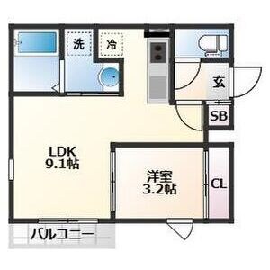 ソルテ二軒茶屋の物件間取画像