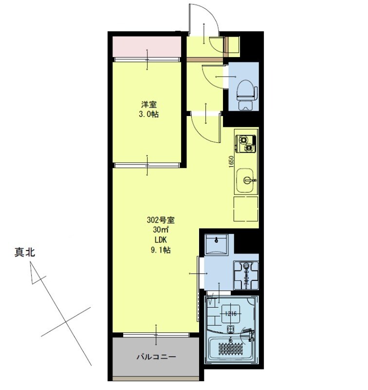 宮城野原駅 徒歩9分 3階の物件間取画像