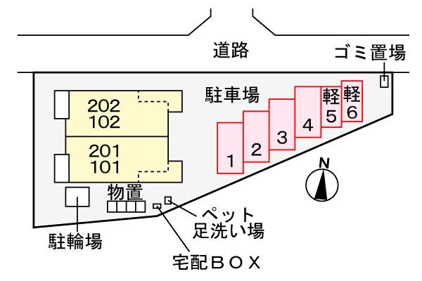 北山駅 徒歩18分 1階の物件外観写真