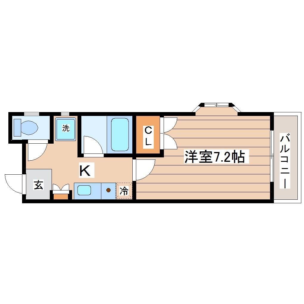 シティビル仙台の物件間取画像