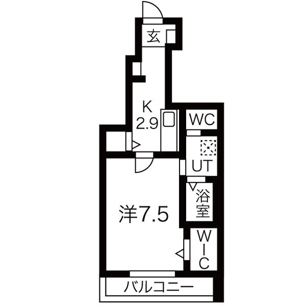 東仙台駅 徒歩12分 1階の物件間取画像