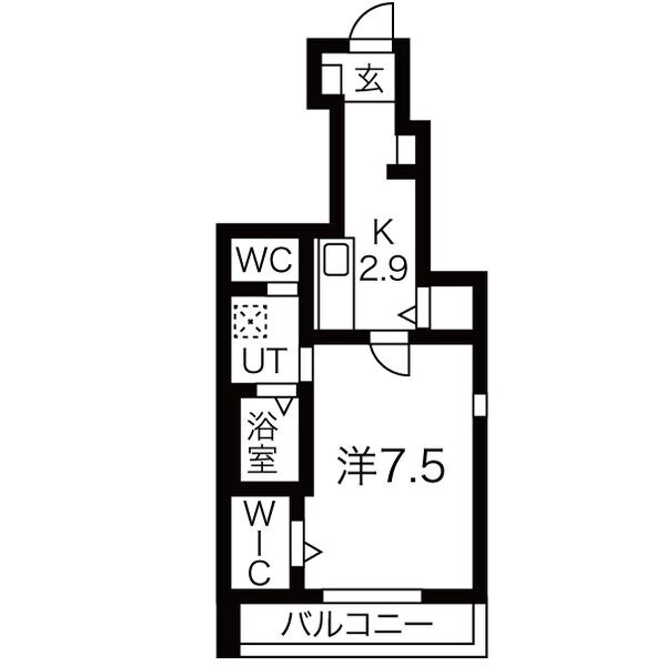 東仙台駅 徒歩12分 1階の物件間取画像