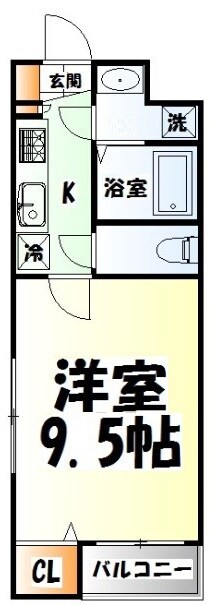 東照宮駅 徒歩10分 3階の物件間取画像