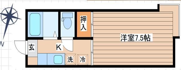 ホワイトファミール長町南の物件間取画像