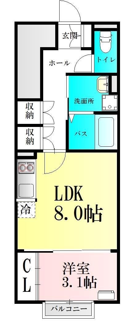 八木山動物公園駅 徒歩22分 1階の物件間取画像