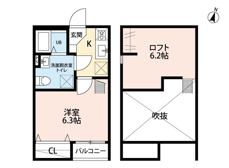 レガーロの物件間取画像