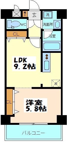 物件間取画像