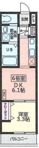 泉中央駅 徒歩10分 1階の物件間取画像