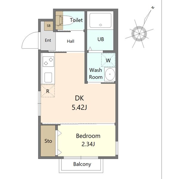 アークテラス八乙女中央の物件間取画像