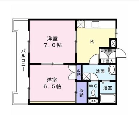 泉中央駅 徒歩11分 2階の物件間取画像