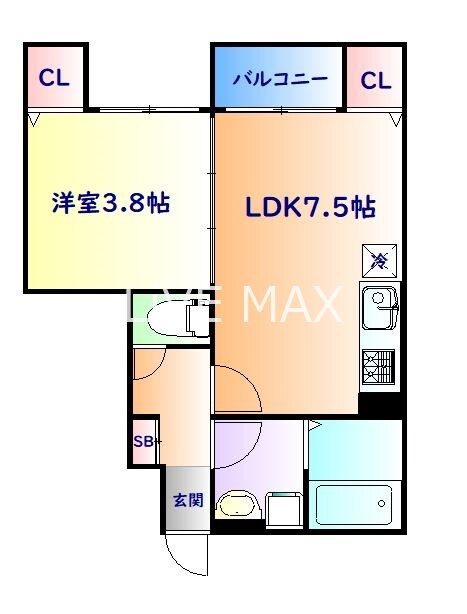 リアーレ新田の物件間取画像