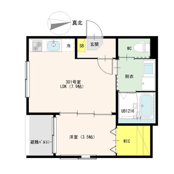 クラリス長町南の物件間取画像