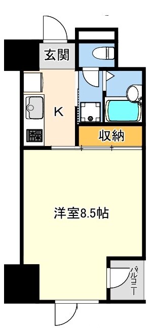 イーストン榴岡の物件間取画像