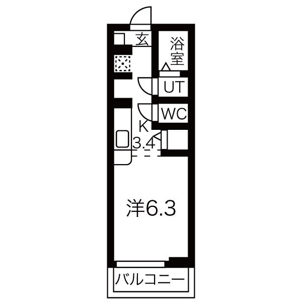 陸前原ノ町駅 徒歩7分 2階の物件間取画像