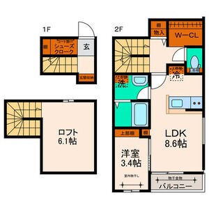 リコリス大和町の物件間取画像