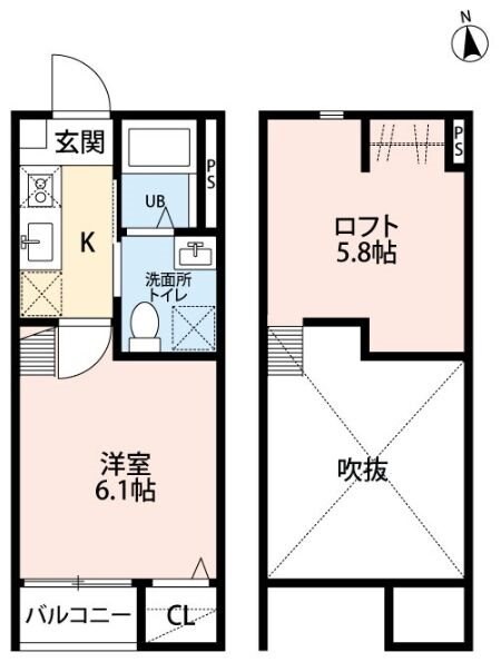 プレステージSendaiの物件間取画像