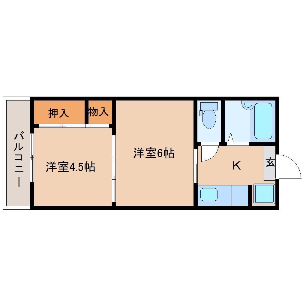 平和マンション上杉の物件間取画像