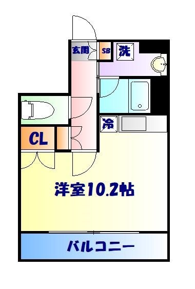 コージーコート新田の物件間取画像