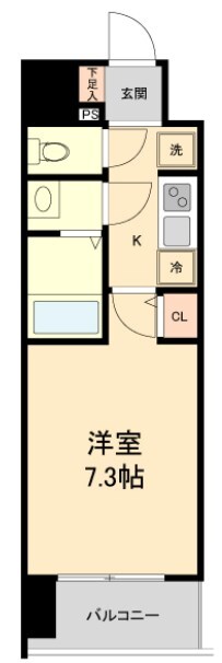 広瀬通駅 徒歩4分 2階の物件間取画像