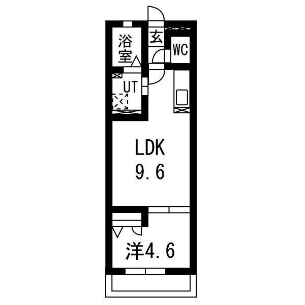 エクラ萩野町の物件間取画像
