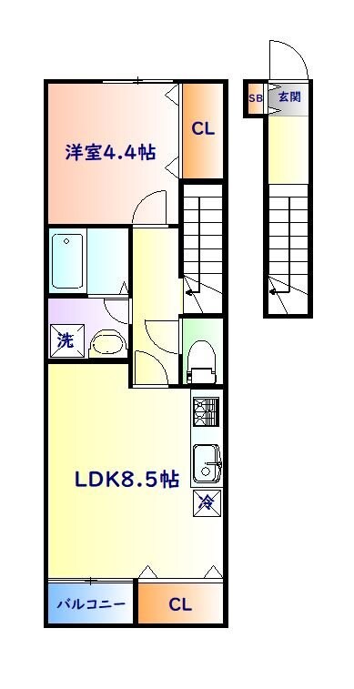 シンフォニーの物件間取画像