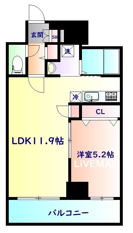 宮城野原駅 徒歩8分 4階の物件間取画像