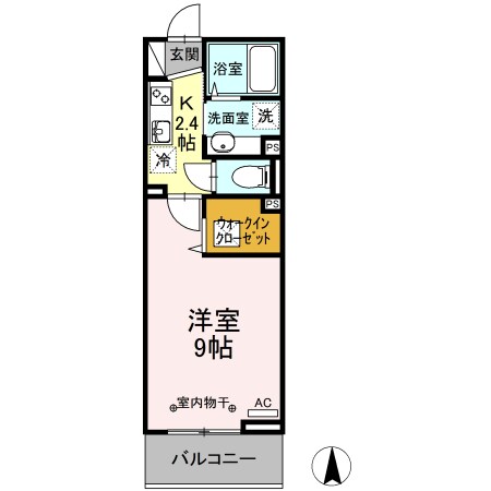 グランディール泉中央の物件間取画像