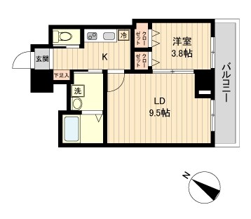 ベルレジデンス高砂の物件間取画像