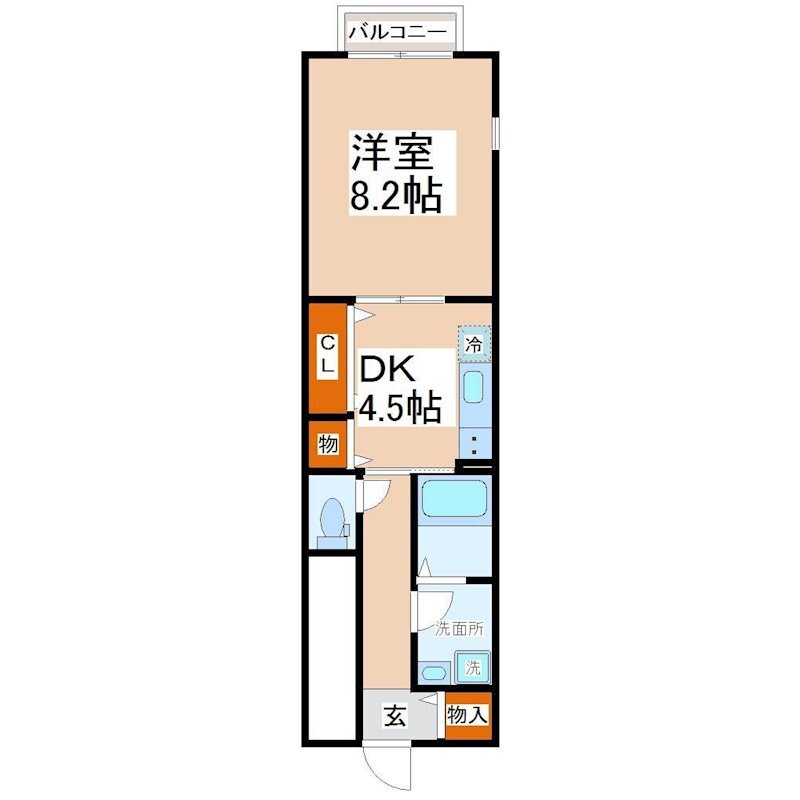 Earth北山の物件間取画像