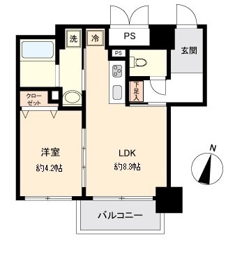 青葉通一番町駅 徒歩6分 10階の物件間取画像