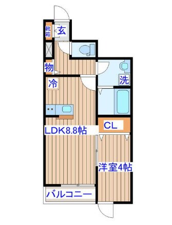 仮)根岸新築B棟の物件間取画像