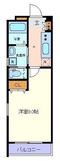 アリュール北仙台の物件間取画像