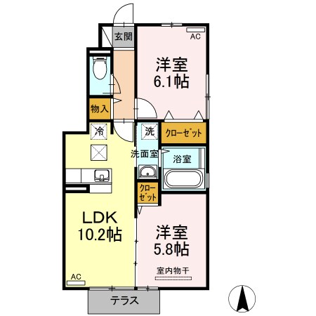 Ｌａ　Ｌｕｃｅの物件間取画像