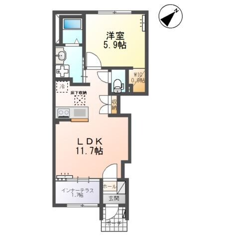 クララメンテの物件間取画像