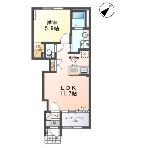 クララメンテの物件間取画像