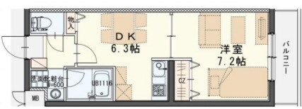アケサンマンションの物件間取画像
