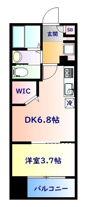 物件間取画像