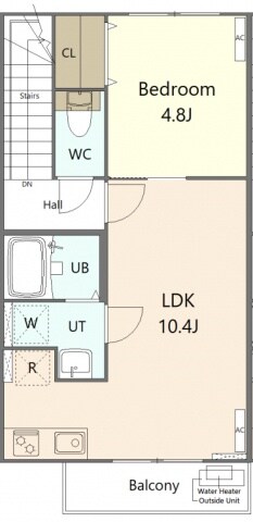 薬師堂駅 徒歩10分 3階の物件間取画像