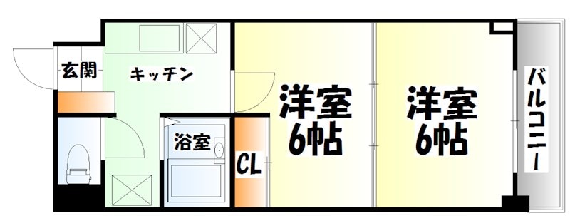 ベルシティ土樋の物件間取画像