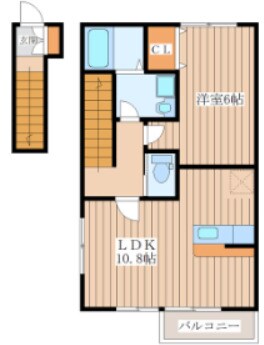 もとき荘の物件間取画像