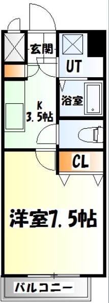 シェルグランデ土樋の物件間取画像