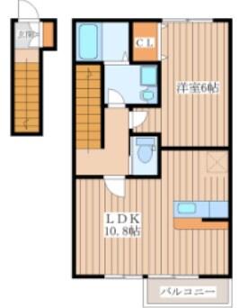 もとき荘の物件間取画像