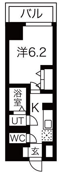 武庫川駅 徒歩4分 9階の物件間取画像