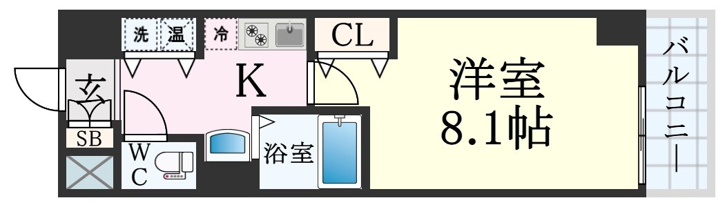 三ノ宮駅 徒歩10分 3階の物件間取画像