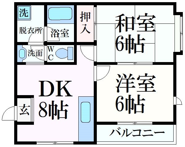 センター岡本の物件間取画像