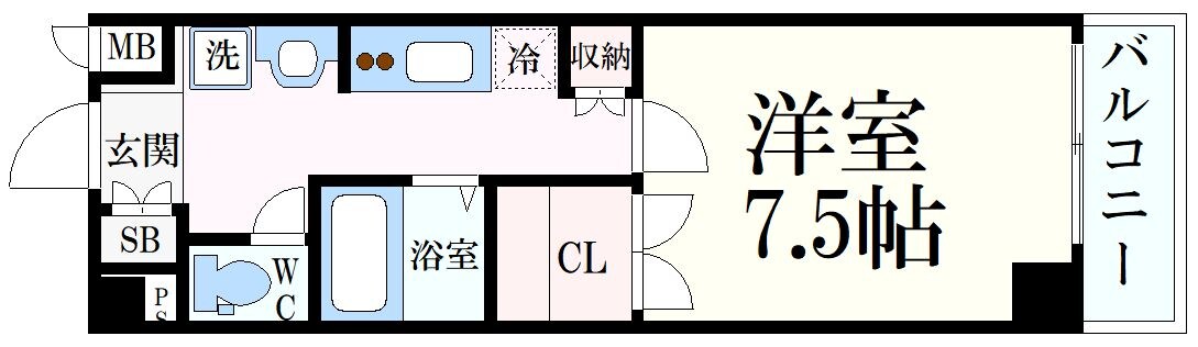 ララソル芦屋の物件間取画像
