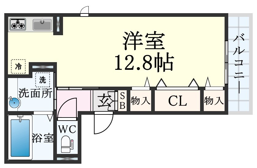 大倉山駅 徒歩15分 2階の物件間取画像