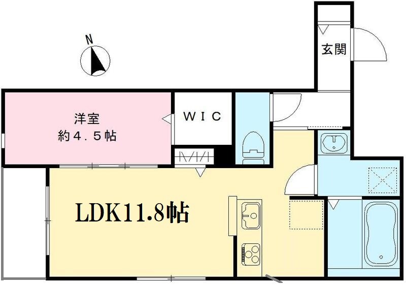 オリビア苦楽園の物件間取画像
