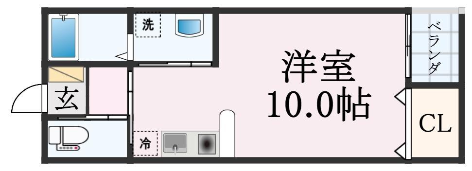 元町駅 徒歩14分 1階の物件間取画像