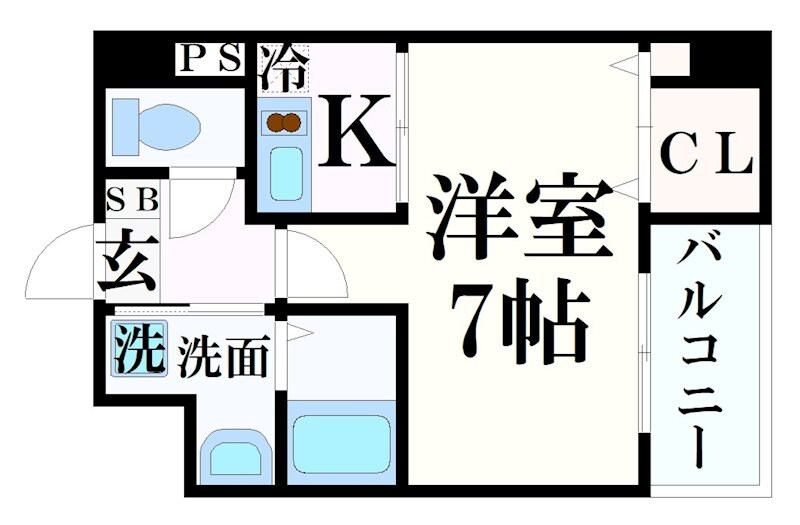 トヨトミステイプレミアム神戸湊川公園の物件間取画像